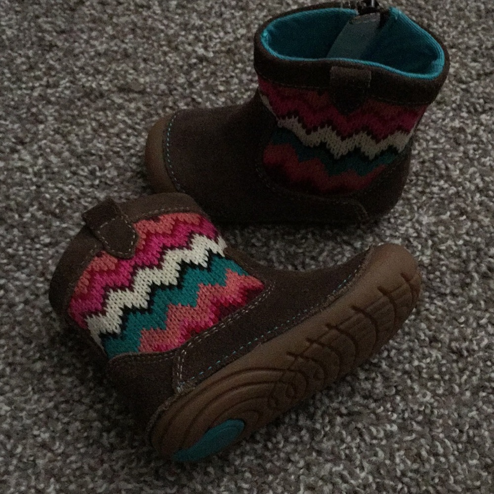 Baby girl stride rite boots Sz 4